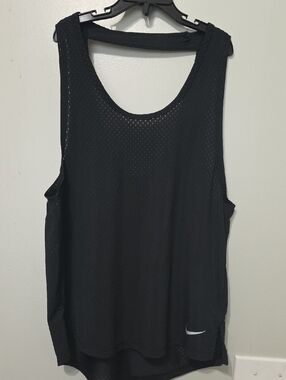 Nike Black Mesh Athletic Tank Top for Women